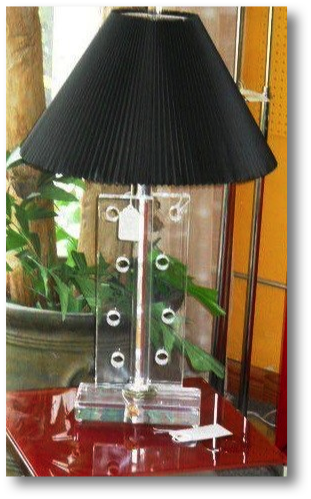 Lucite Lamp